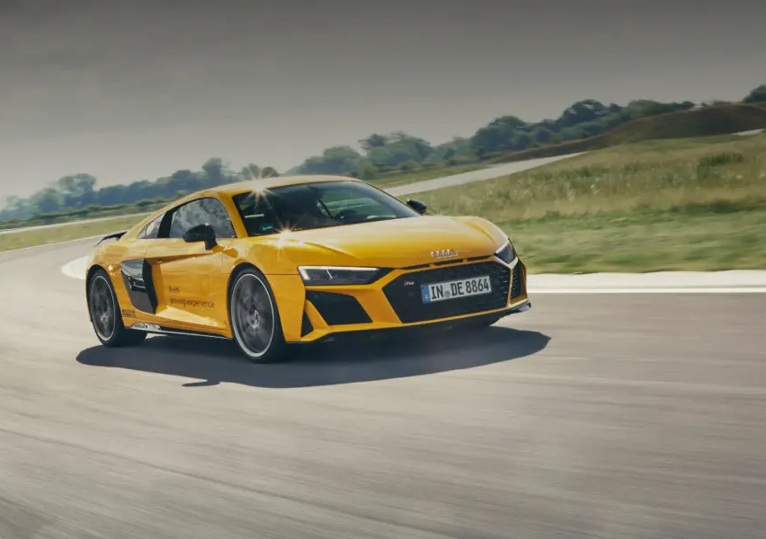 An Audi Yellow Car - SNP SAP cloud
